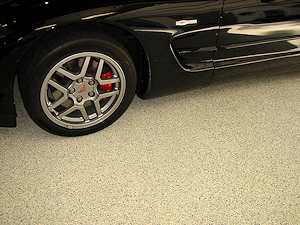 Garage expoxy floor coating
